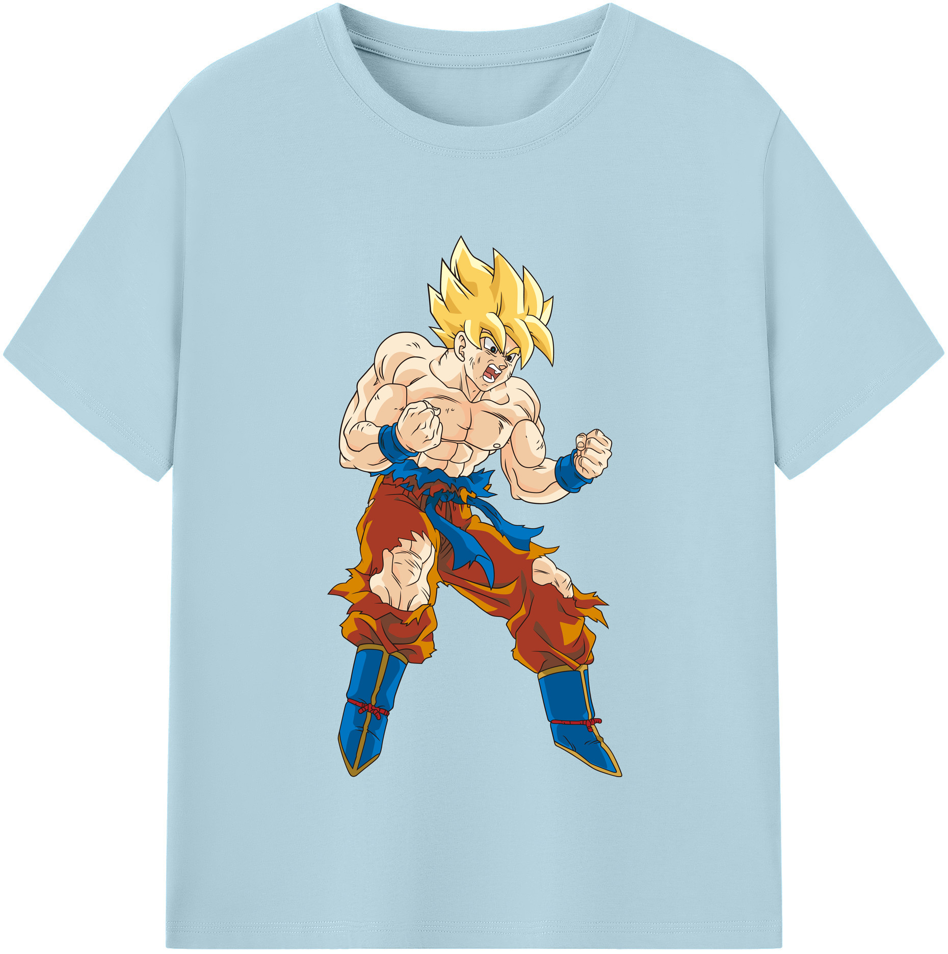 （画像用） ドラゴンボール 孫悟空（そん ごくう）Son Goku カカロット DRAGON BALL Kakarotto 綿100％半袖Tシャツ（フロントプリント）